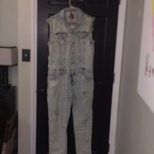 Denim jumpsuit